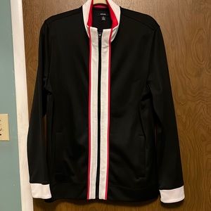 Alfani full zip black jacket size M